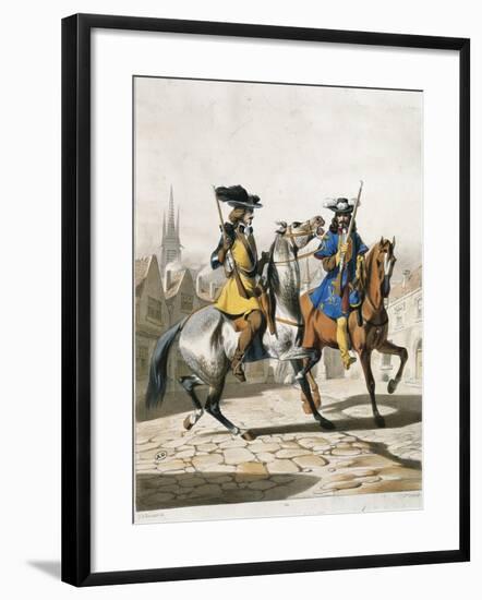 Military Police Uniforms, Military Police Command Guard Corps-null-Framed Giclee Print