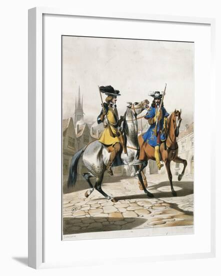 Military Police Uniforms, Military Police Command Guard Corps-null-Framed Giclee Print