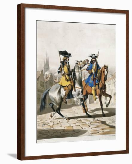 Military Police Uniforms, Military Police Command Guard Corps-null-Framed Giclee Print