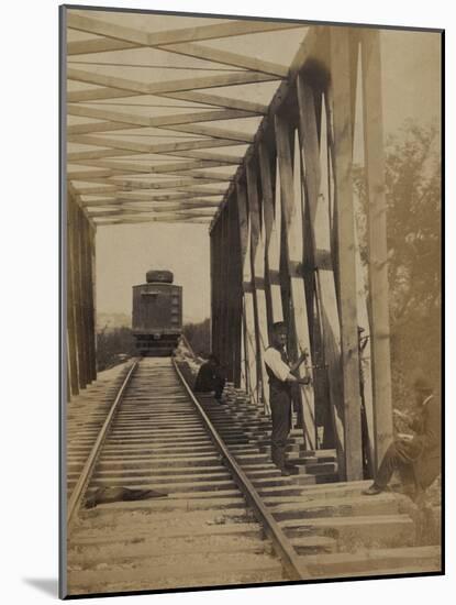 Military Railroad Operations in Northern Virginia, c.1862-Andrew J^ Johnson-Mounted Photo