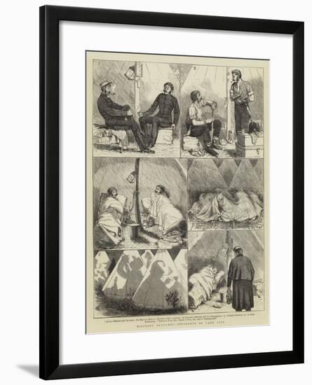 Military Sketches, Incidents of Camp Life-Alfred Chantrey Corbould-Framed Giclee Print
