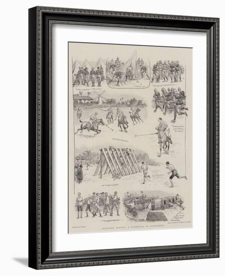 Military Sports, a Gymkhana in Barbadoes-William Ralston-Framed Giclee Print