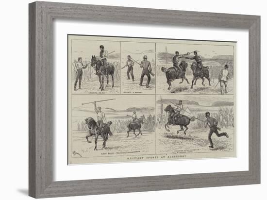 Military Sports at Aldershot-Alfred Chantrey Corbould-Framed Giclee Print