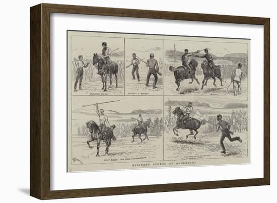 Military Sports at Aldershot-Alfred Chantrey Corbould-Framed Giclee Print