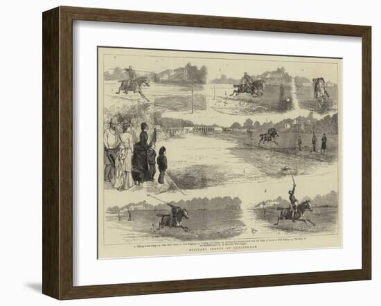 Military Sports at Hurlingham-Alfred Chantrey Corbould-Framed Giclee Print