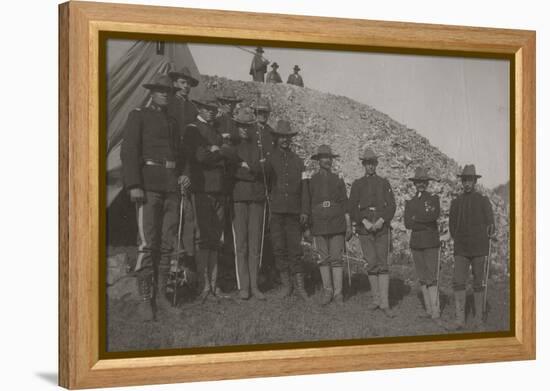 Militia At Cripple Creek, Colorado 1903-null-Framed Stretched Canvas