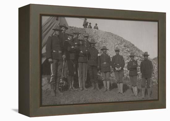 Militia At Cripple Creek, Colorado 1903-null-Framed Stretched Canvas