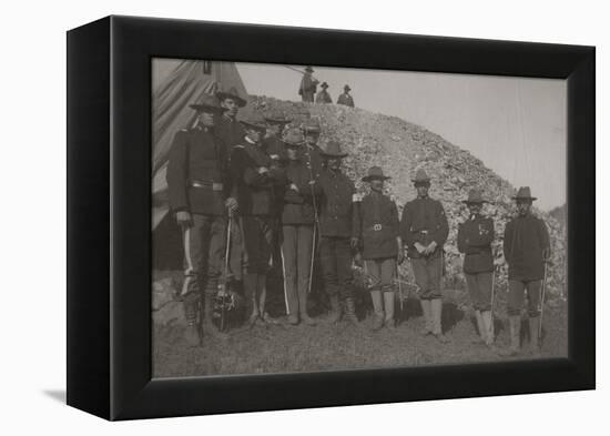 Militia At Cripple Creek, Colorado 1903-null-Framed Stretched Canvas