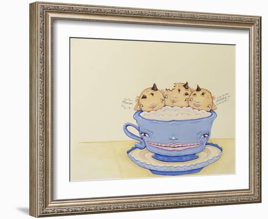 Milk and Cookies-Danielle O'Malley-Framed Art Print