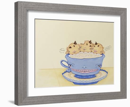 Milk and Cookies-Danielle O'Malley-Framed Art Print