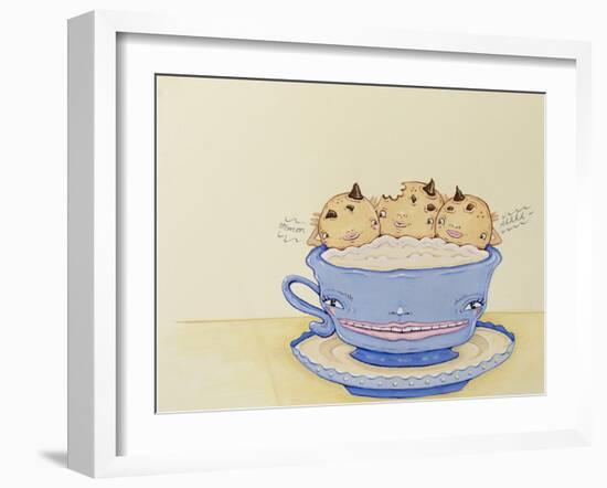 Milk and Cookies-Danielle O'Malley-Framed Art Print