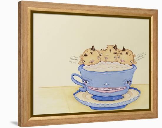 Milk and Cookies-Danielle O'Malley-Framed Stretched Canvas