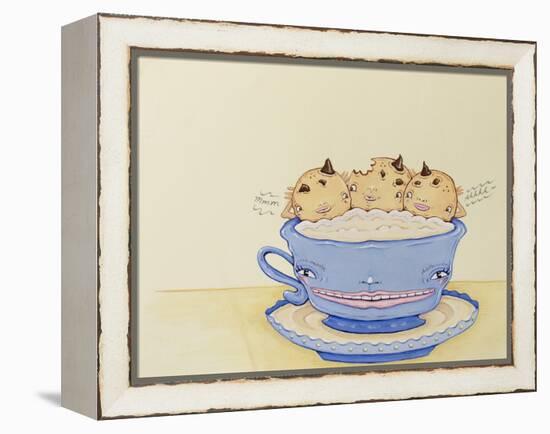 Milk and Cookies-Danielle O'Malley-Framed Stretched Canvas