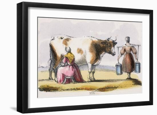 Milk, C1845-Benjamin Waterhouse Hawkins-Framed Giclee Print