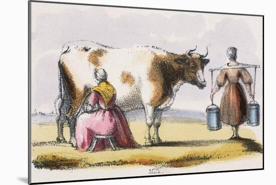 Milk, C1845-Benjamin Waterhouse Hawkins-Mounted Giclee Print