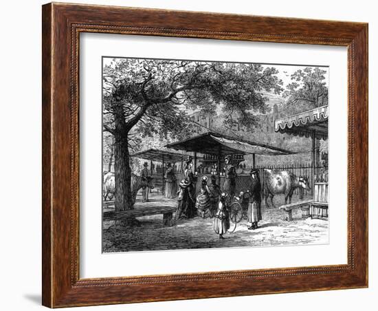 Milk Fair St James Park-J Greenaway-Framed Art Print