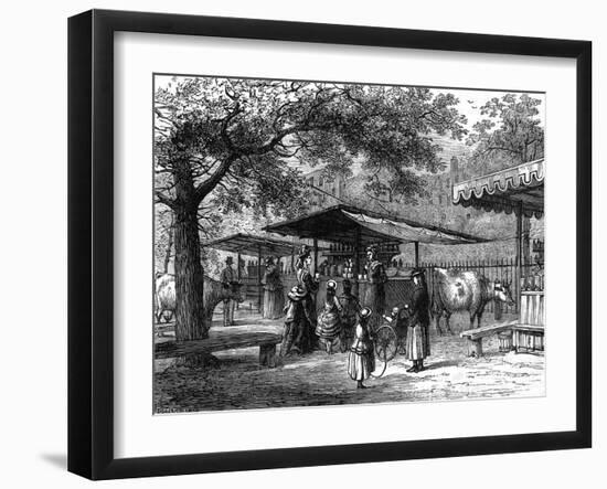 Milk Fair St James Park-J Greenaway-Framed Art Print