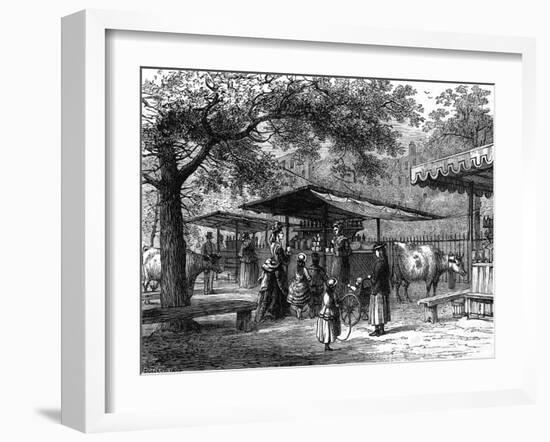 Milk Fair St James Park-J Greenaway-Framed Art Print