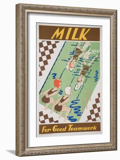 Milk for Good Teamwork Poster-null-Framed Giclee Print