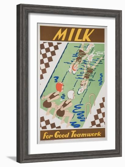 Milk for Good Teamwork Poster-null-Framed Giclee Print