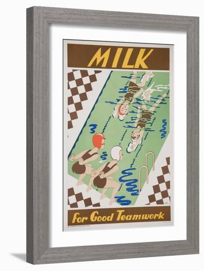 Milk for Good Teamwork Poster-null-Framed Giclee Print