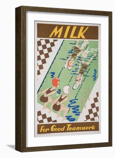 Milk for Good Teamwork Poster-null-Framed Giclee Print