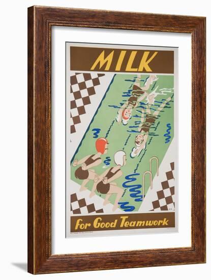 Milk for Good Teamwork Poster-null-Framed Giclee Print