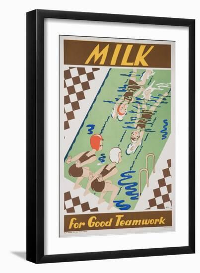 Milk for Good Teamwork Poster-null-Framed Giclee Print