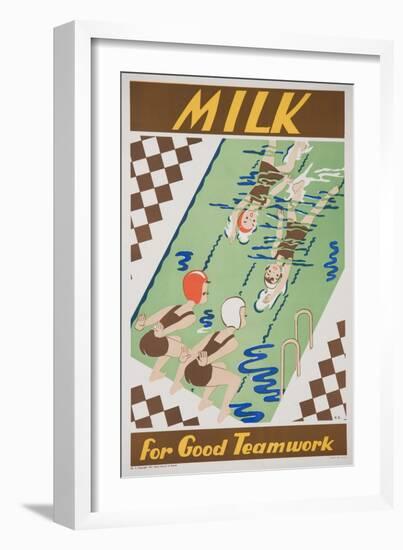 Milk for Good Teamwork Poster-null-Framed Giclee Print