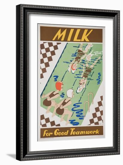 Milk for Good Teamwork Poster-null-Framed Giclee Print