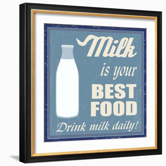Milk Is Your Best Food-radubalint-Framed Art Print