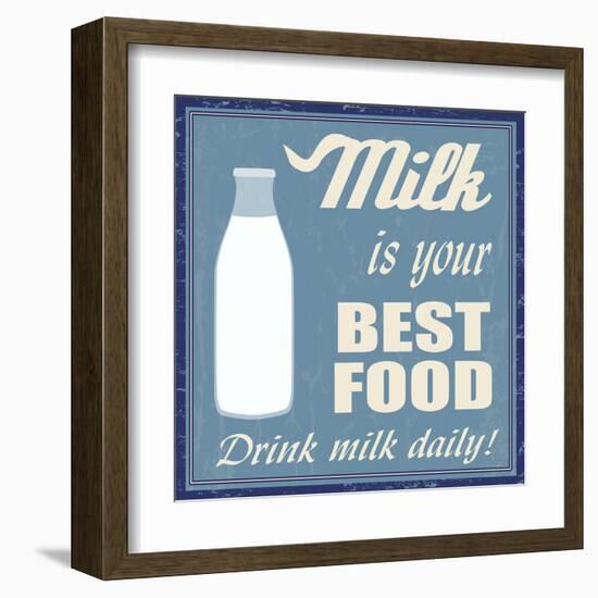 Milk Is Your Best Food-radubalint-Framed Art Print