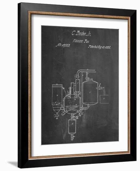 Milk Pasteurization Patent 1856-null-Framed Art Print