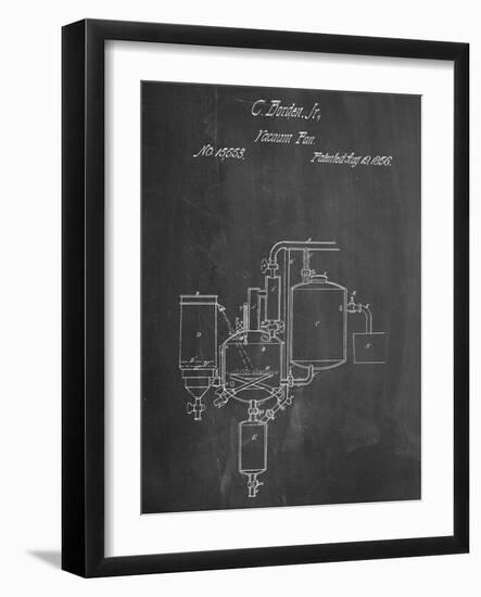 Milk Pasteurization Patent 1856-null-Framed Art Print