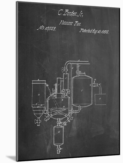 Milk Pasteurization Patent 1856-null-Mounted Art Print