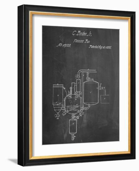 Milk Pasteurization Patent 1856-null-Framed Art Print