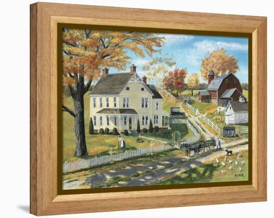 Milk Pick Up-Bob Fair-Framed Premier Image Canvas