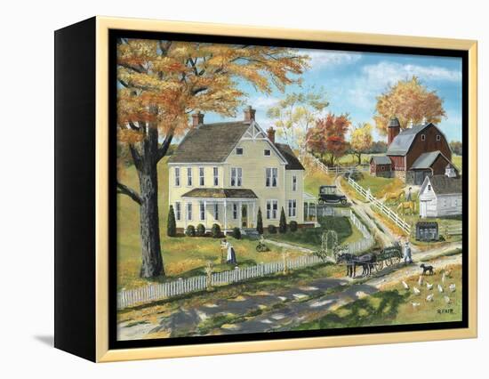 Milk Pick Up-Bob Fair-Framed Premier Image Canvas