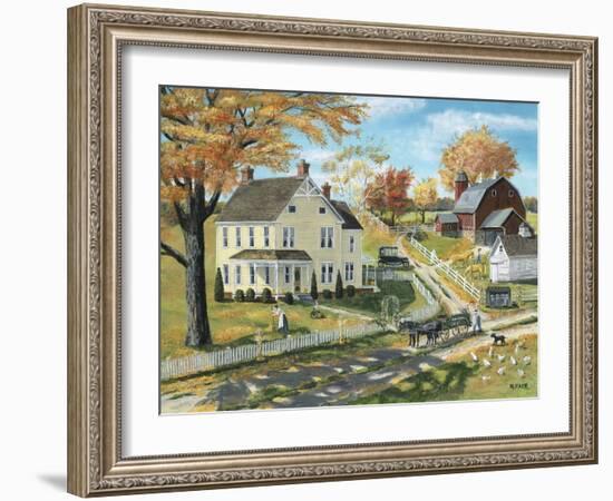 Milk Pick Up-Bob Fair-Framed Giclee Print