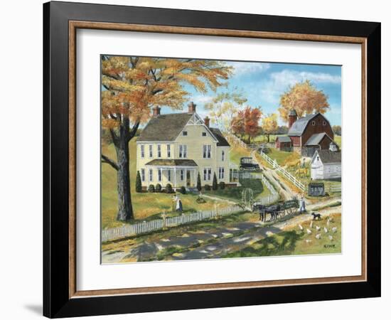 Milk Pick Up-Bob Fair-Framed Giclee Print