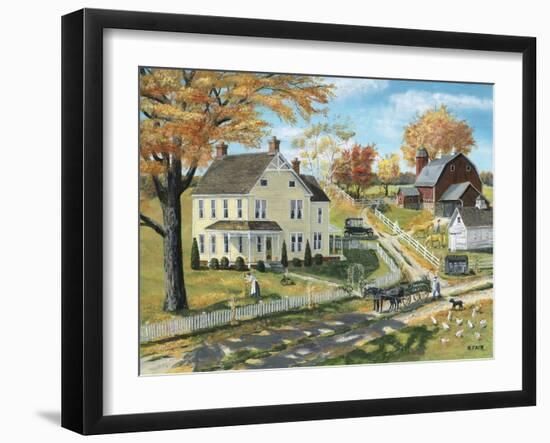 Milk Pick Up-Bob Fair-Framed Giclee Print