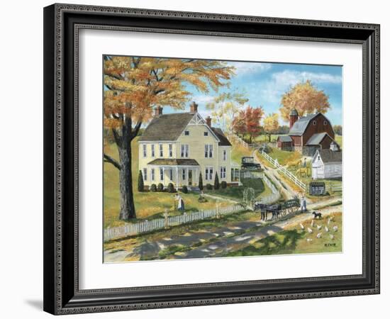 Milk Pick Up-Bob Fair-Framed Giclee Print