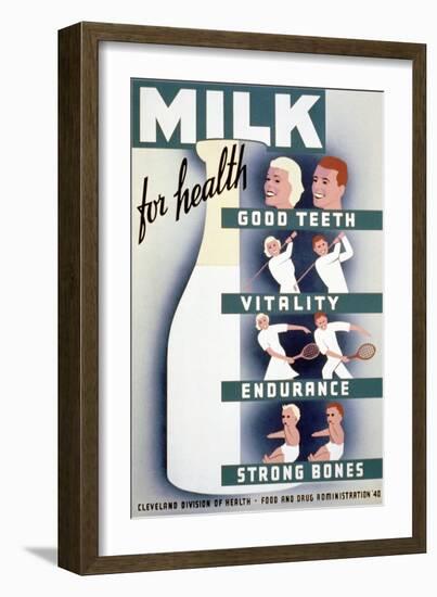 Milk Promotion-null-Framed Giclee Print