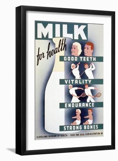 Milk Promotion-null-Framed Giclee Print