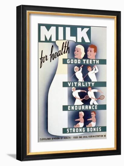 Milk Promotion-null-Framed Giclee Print