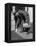 Milkman Leaving Milk Bottle on Doorstep-Philip Gendreau-Framed Premier Image Canvas