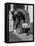 Milkman Leaving Milk Bottle on Doorstep-Philip Gendreau-Framed Premier Image Canvas