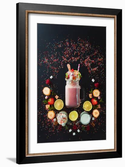 Milkshake Vignette-Dina Belenko-Framed Photographic Print