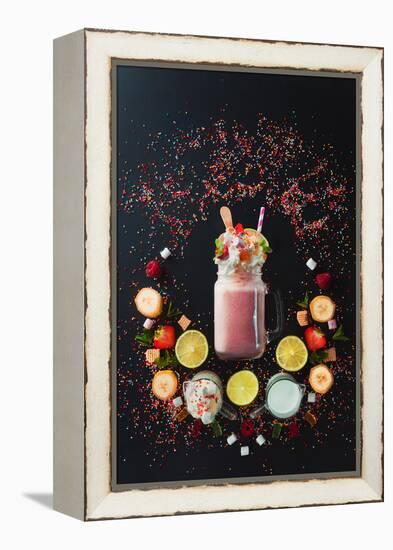 Milkshake Vignette-Dina Belenko-Framed Premier Image Canvas