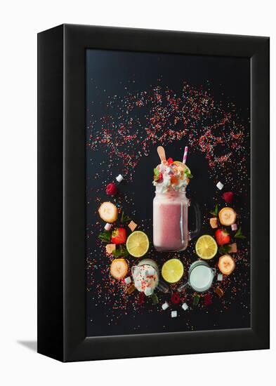 Milkshake Vignette-Dina Belenko-Framed Premier Image Canvas